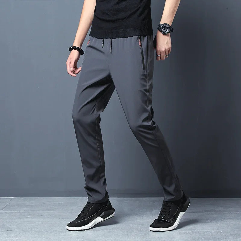 Men's Lightweight Straight-Leg Casual Pants