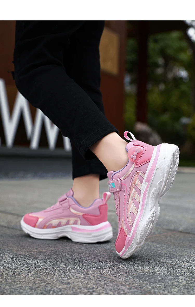 Girls' PU Sneakers