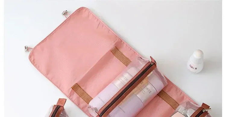 Makeup Organizer Bag – Luxury Toiletry Kit & Cosmetic Travel Case for Women