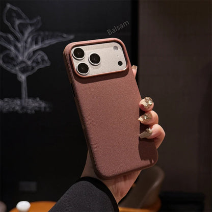 Custodia magnetica in tessuto per iPhone