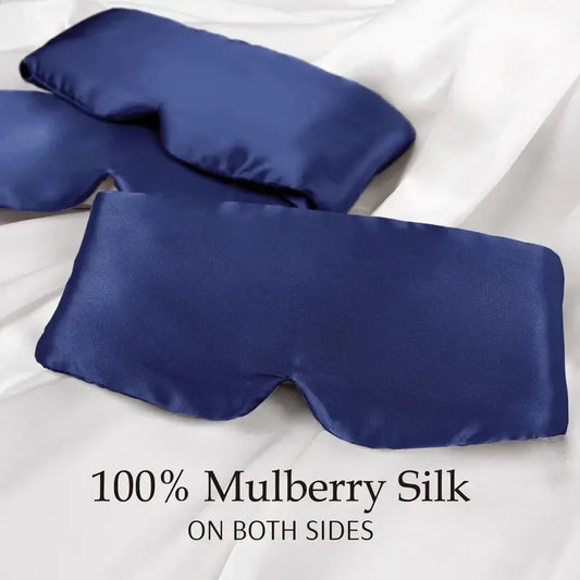 Silk-Touch Sleep Mask – Padded Light-Blocking Eye Mask