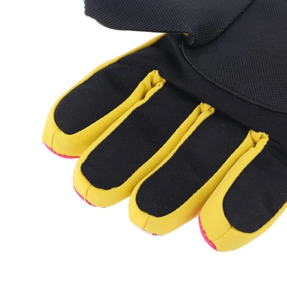 Verstellbare, gefütterte Skihandschuhe für Kinder – Alter 3–7 Jahre