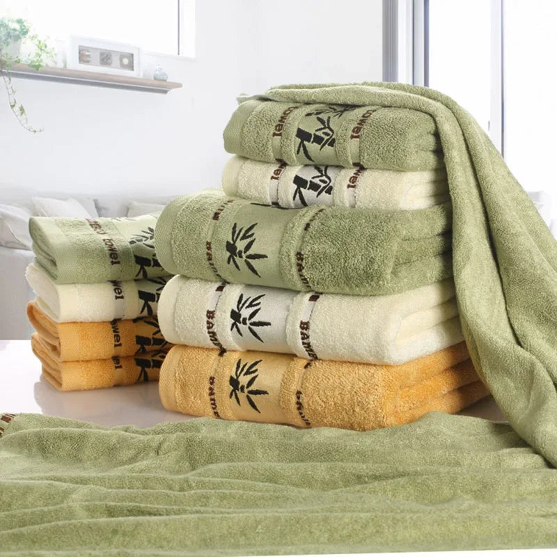 Bamboo Fibre Hand Towels – Soft 34 × 74 cm Towels, 1, 2 or 4 Pack