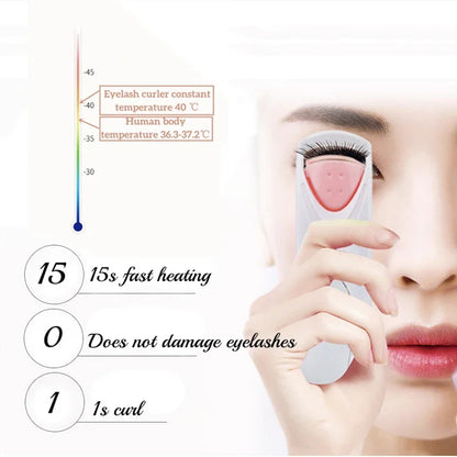 Heated Eyelash Curler – Rechargeable Lash Curling Wand