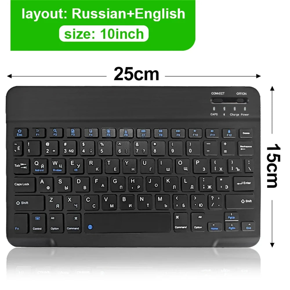 Bluetooth Keyboard & Mouse – Slim Wireless Set for Tablets & Laptops