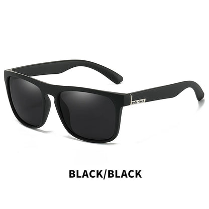 Vintage Polarized Square Sunglasses | UV400 Driving & Fishing Shades