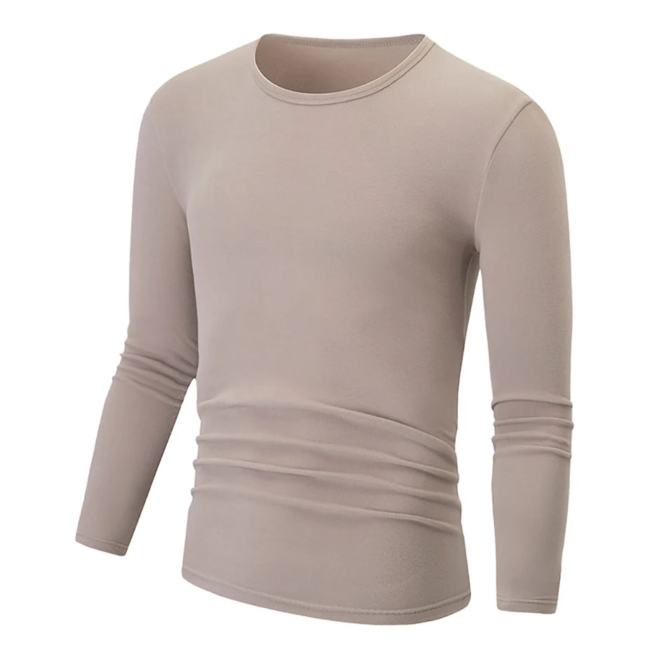 Men's Thermal Base Layer Top – Warm Long-Sleeve Undershirt