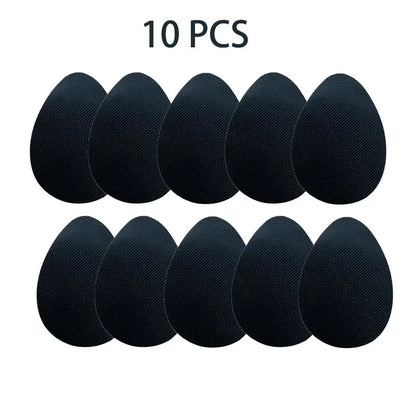 Autocollants antidérapants pour semelles de chaussures – Coussinets adhérents et insonorisants pour talons hauts (10 pièces)