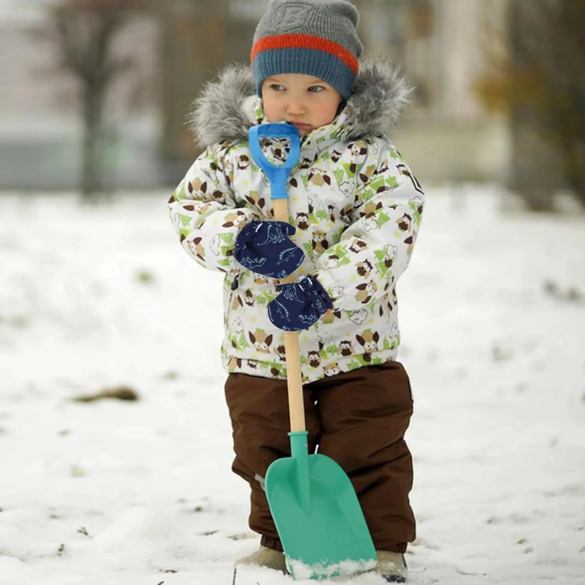 Toddler Winter Snow Mittens – Water-Resistant Baby Ski Mittens