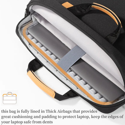 Borsa da ufficio per laptop da uomo 15,6"-17,3" - Adatta per MacBook Pro 16, HP, Acer e Asus