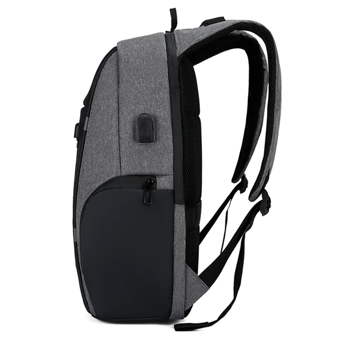 17" Laptop Backpack with USB Charging Port - Waterproof Travel Bag for Men & Women