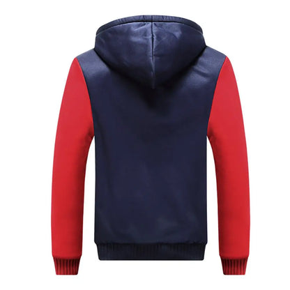 WHWR Giacca con cappuccio e zip mimetica da uomo