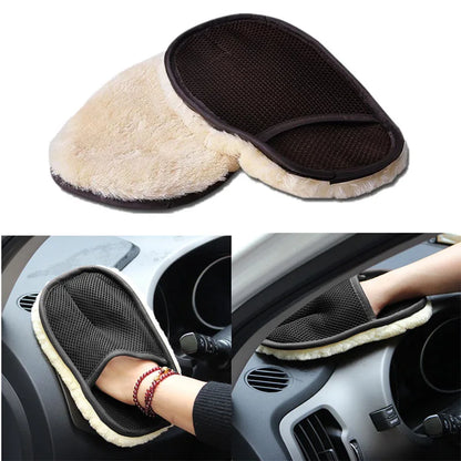 Weicher Autowaschhandschuh – Schwarz