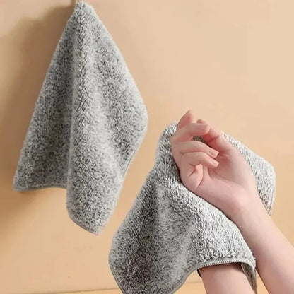 Japanese-Style Thick Absorbent Towels – Set of 5