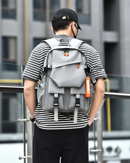 Luxuriöser Herrenrucksack, hochwertiger 15,6-Zoll-Laptoprucksack, wasserdichte Reise- und Schultasche mit großem Fassungsvermögen für Herren