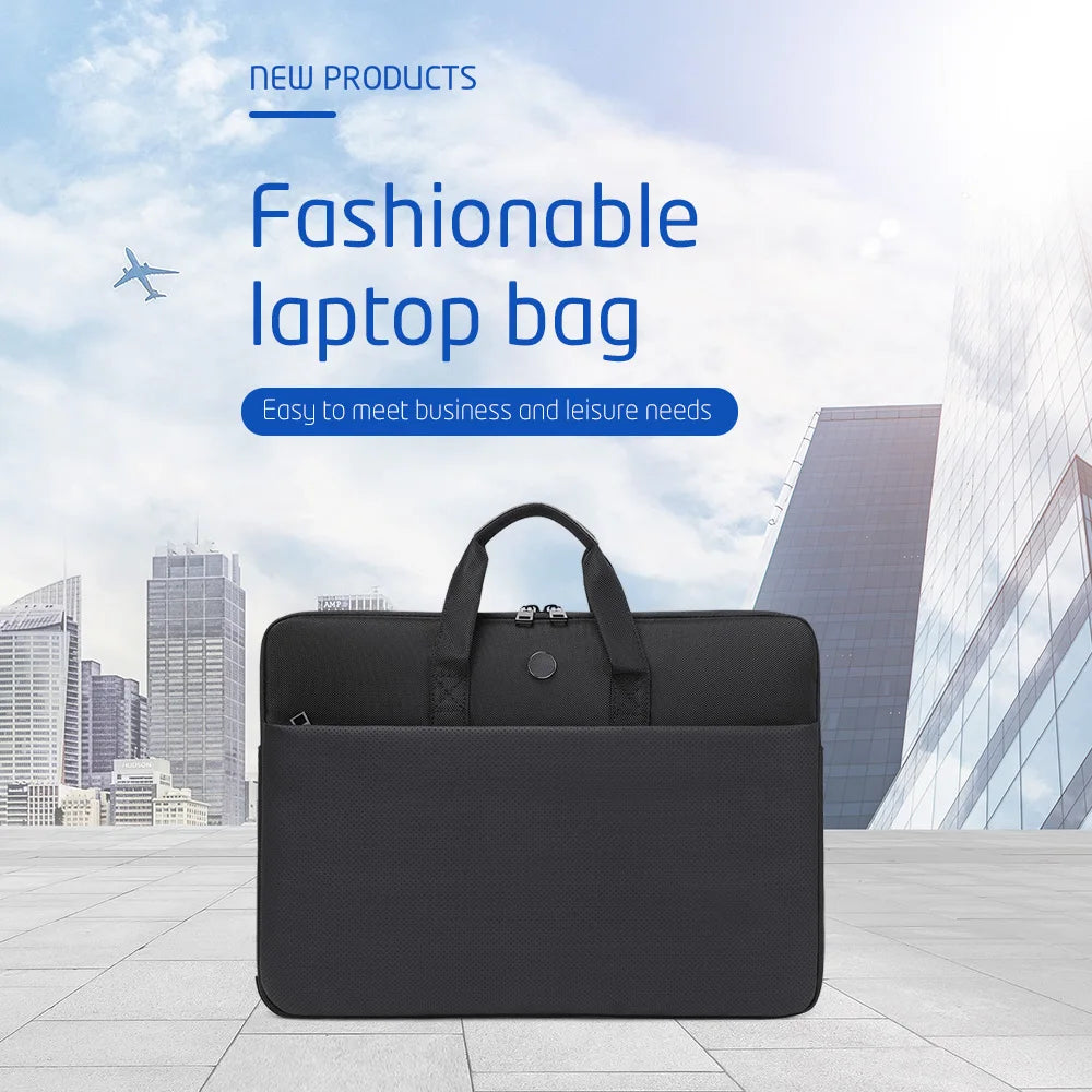 Laptop Handbag 14"-15.6" - Portable Briefcase Sleeve for MacBook, HP, Dell & Acer