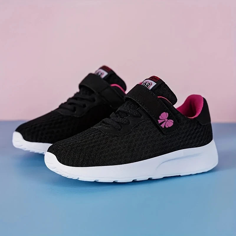 Girls' Hook-and-Loop Sneakers