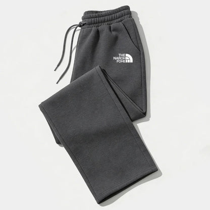 SONDR Pantaloni in pile da donna a gamba dritta dal taglio morbido
