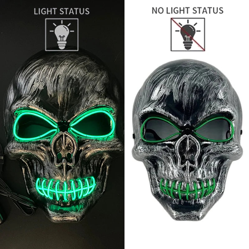 LED Light-Up Pirate Captain Hat - Glowing Tricorn Costume Hat for Halloween & Parties