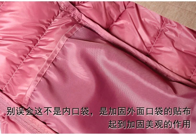 2025 9 Colors Plus Size 5xl 6XL 7XL Womens Down Jackets Long Ultra Light Thin Casual Coat Puffer Jacket Slim Remove Hooded Parka
