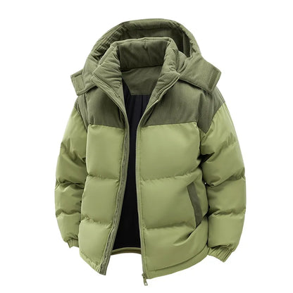 Dicke Herren-Freizeitjacke aus Polyester