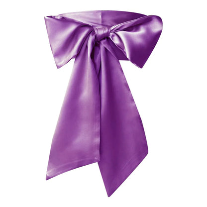 Satin-Schleife Taillengürtel – Breiter Bandgürtel für Kleider, 20 Farben