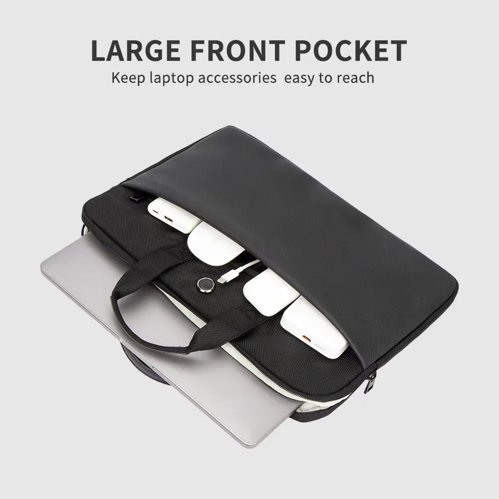 Laptop Handbag 14"-15.6" - Portable Briefcase Sleeve for MacBook, HP, Dell & Acer