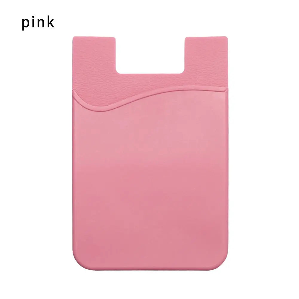 Stick-On Phone Card Holder – Silicone Phone Wallet Pocket