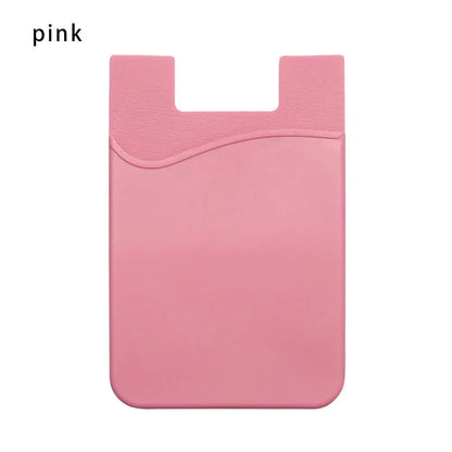 Stick-On Phone Card Holder – Silicone Phone Wallet Pocket