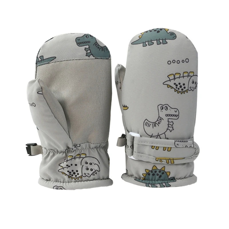 Toddler Ski Mittens – Non-Slip Snow Mittens for 6 Months to 4T