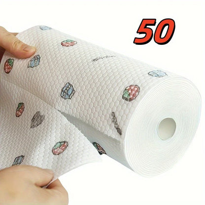 Kitchen Cleaning Cloths on a Roll – 50 or 100 Sheets