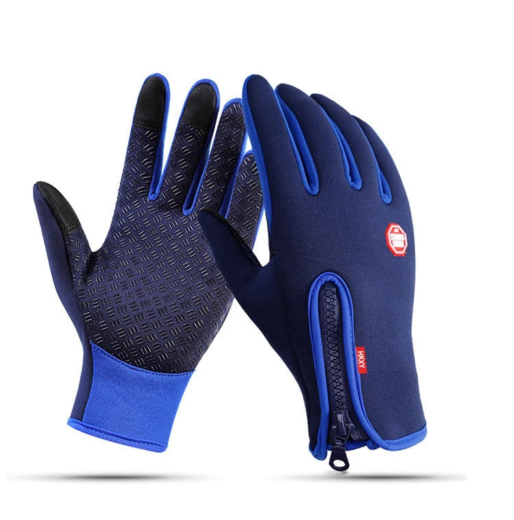 Unisex Water-Repellent Touchscreen Winter Gloves (2 Pairs)