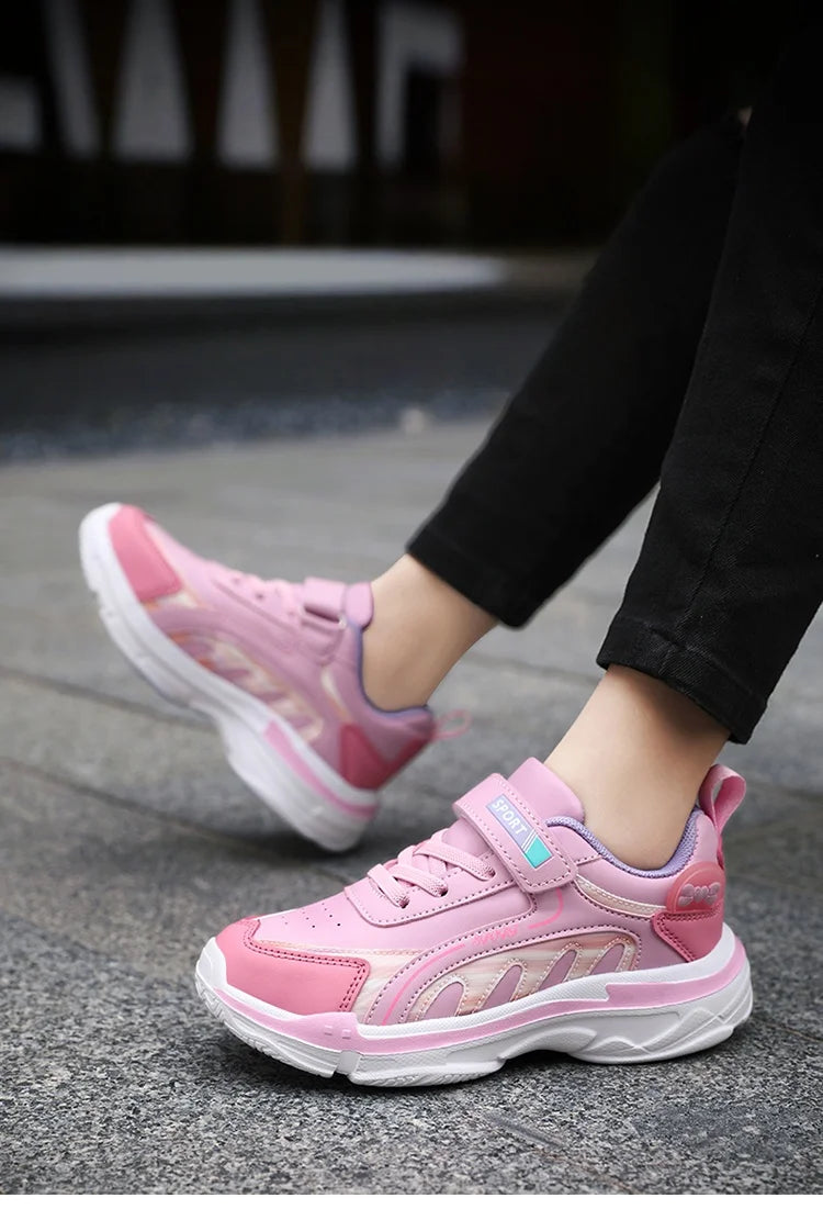 Girls' PU Sneakers