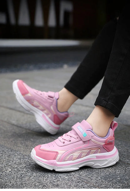 Sneakers in PU da bambina
