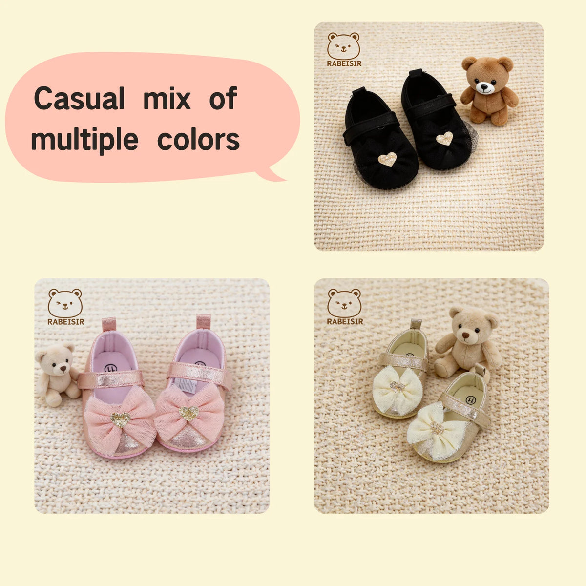 Baby First-Walker Shoes – Soft Non-Slip Toddler Shoes