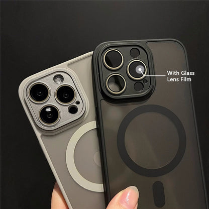 Custodia magnetica opaca Armour per iPhone