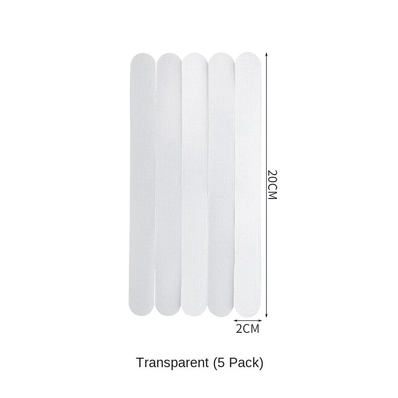 Transparent Non-Slip Adhesive Strips for Bath & Stairs