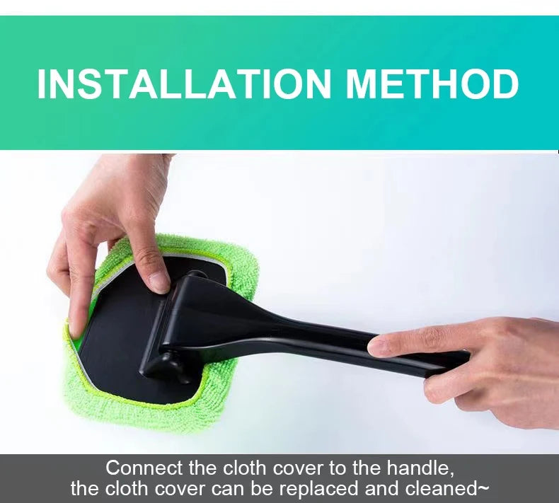 Long-Handle Car Windshield Cleaning Brush