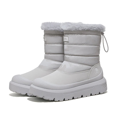 GOLDEN CAMEL Botas de invierno para mujer con forro de felpa