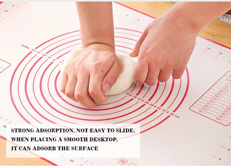 Silicone Baking & Pastry Mat – Non-Stick Dough Rolling Mat