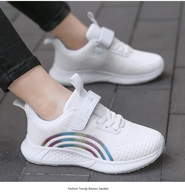 Girls' Mesh Running Sneakers