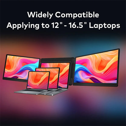 Rospider Extensor de doble pantalla de 15,6" – Monitor triple ampliable FHD IPS para portátil para mejorar la productividad