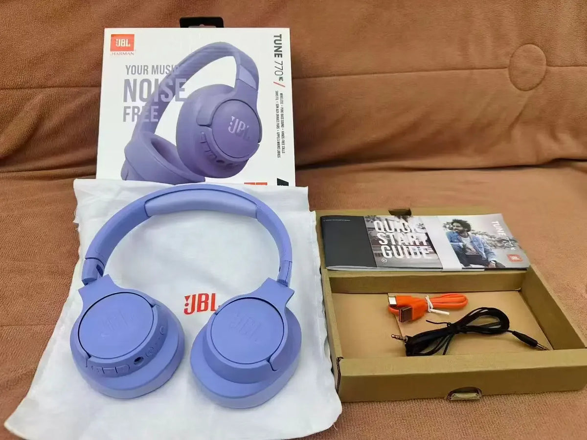 JBL Tune 770NC Wireless Bluetooth Headphones Noise Cancelling Earphone Music Sports JBL engineers have meticulously crafted
