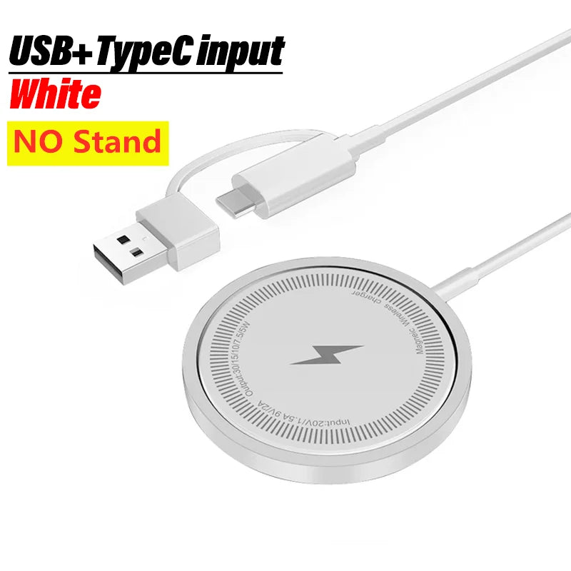MagSafe-Style Magnetic Wireless Charger for iPhone & AirPods