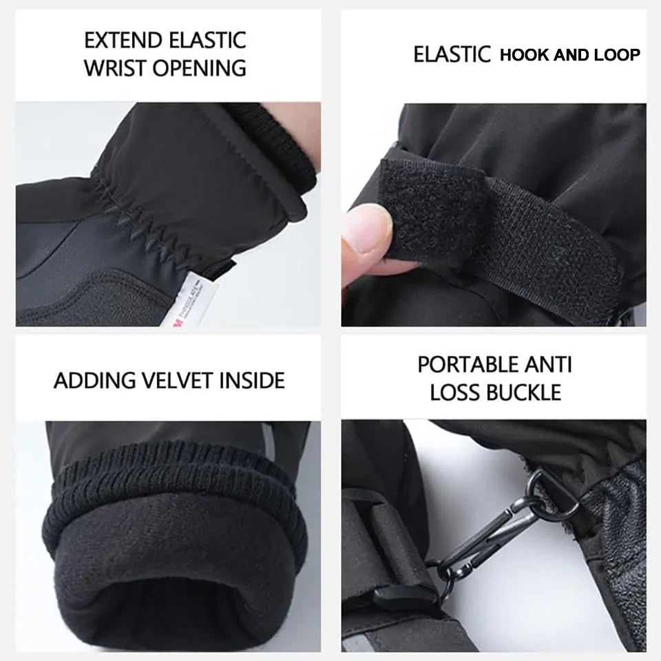 Unisex Thermal Touchscreen Cycling & Ski Gloves