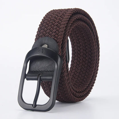 Cinturón elástico tejido – Cinturón elástico trenzado para hombre y mujer