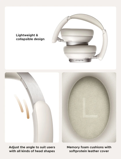 Auriculares UGREEN Studio Pro ANC – Cancelación de ruido de 48 dB, Hi-Res LDAC, batería de 120 h