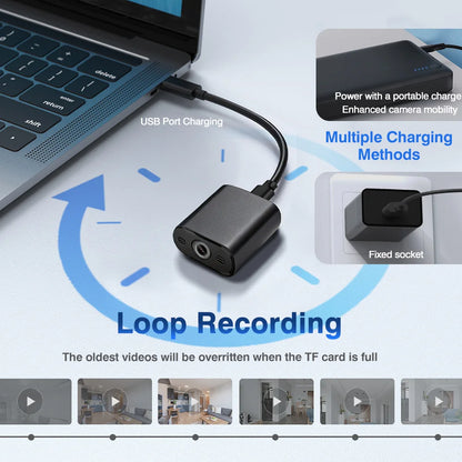 Mini WiFi Security Camera – Live View on Your Phone, Motion Detection
