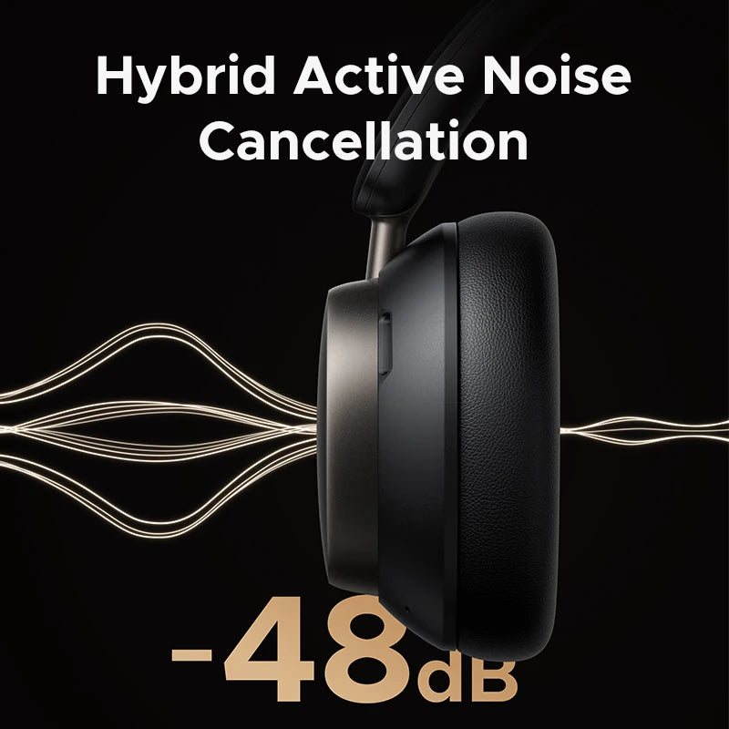 UGREEN Studio Pro ANC Headphones – 48dB Noise Cancelling, Hi-Res LDAC, 120H Battery