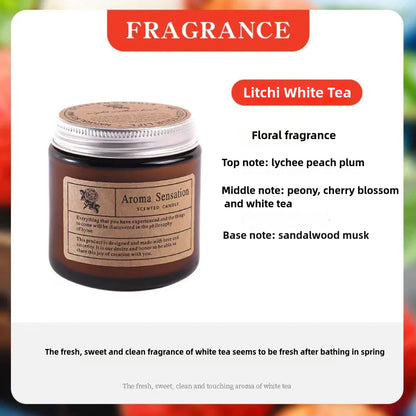 Luxuriöse, handgegossene Sojawachs-Kerze | 11 charakteristische Düfte | Rauchfreie Aromatherapie | Geschenk für Hochzeit, Party & Heimdekoration